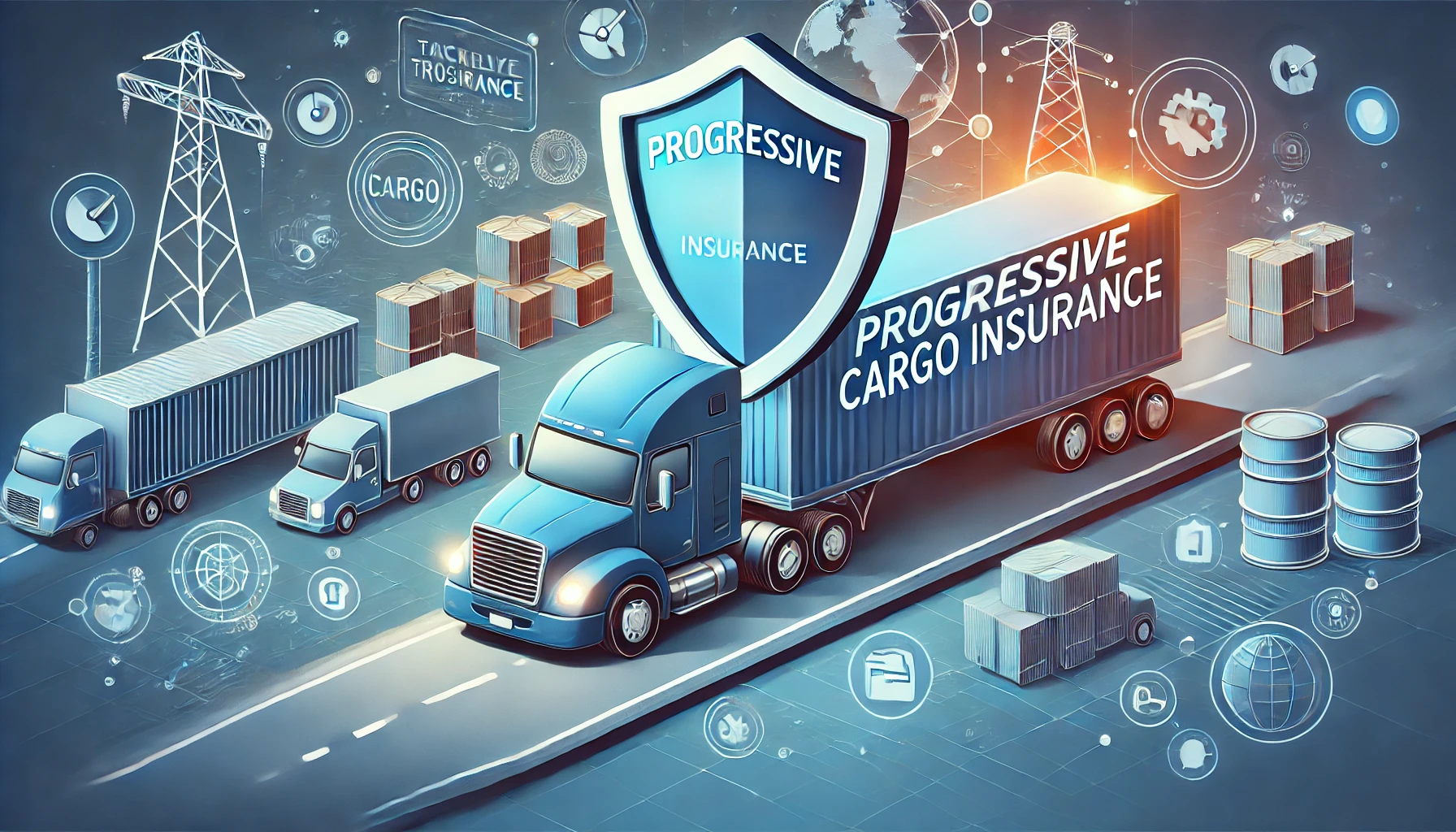 Cargo being securely transported, representing the benefits of Progressive Cargo Insurance.